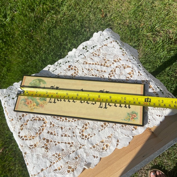 Vintage German Religious Sign - Picture 5 of 6